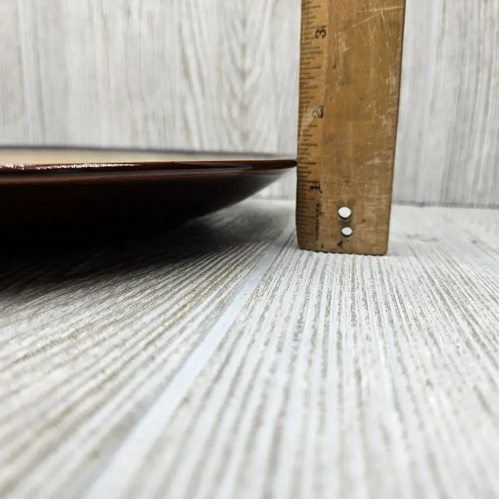 Sango Nova Brown 4933 Chop Plate 12